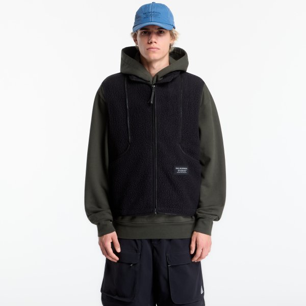 Vesta Pas Normal Studios Off-Race Pile Fleece Vest Black L