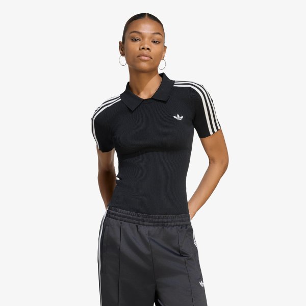 Tričko adidas Tech Rib Cali T-Shirt Black/ Chalk White L