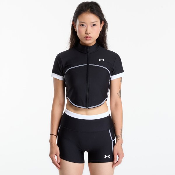Mikina Under Armour HeatGear Novelty SS FZ Black M