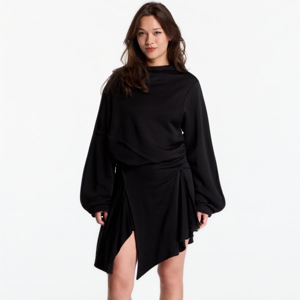 Šaty Diesel D-Ranya-Short Dress Black XS
