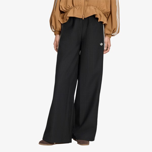 Kalhoty adidas Loose Check Track Pants Black XL