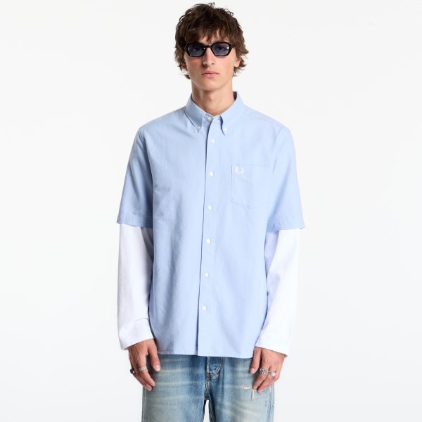 Košile FRED PERRY Oxford Shirt Light Smoke L