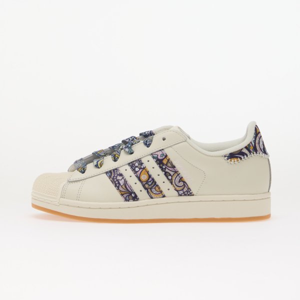 Boty adidas x Liberty London Superstar II Kids Core White/ Orchid Fusion/ Gum 1 6