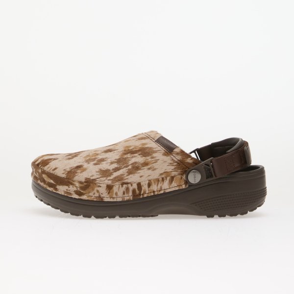 Boty Crocs Classic Crafted Pony Hair Clog Espresso 8