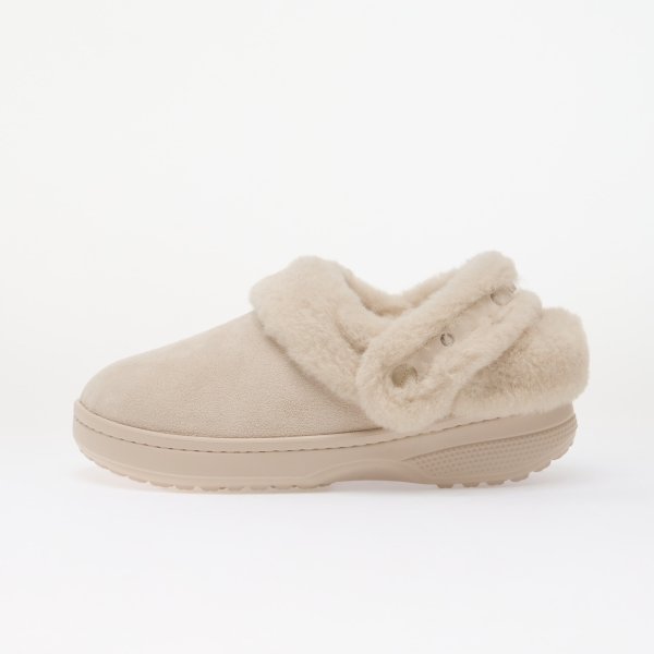 Boty Crocs Classic Unfurgettable Vegan Suede Clog Cocoa Cream 5