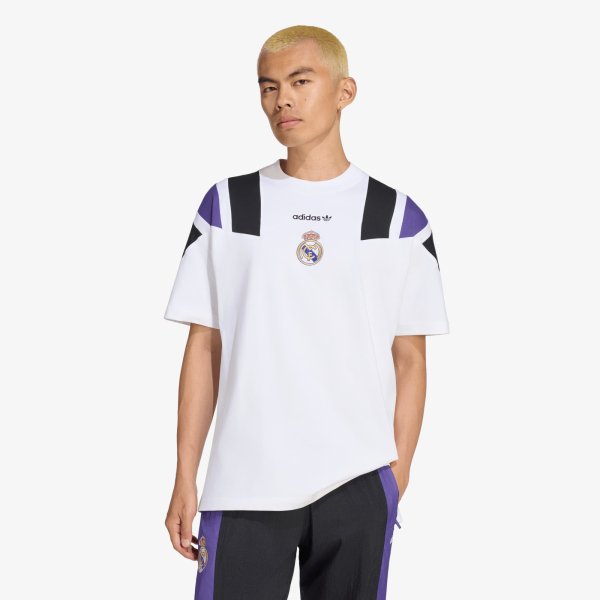 Tričko adidas Real Madrid EQT Tee White L