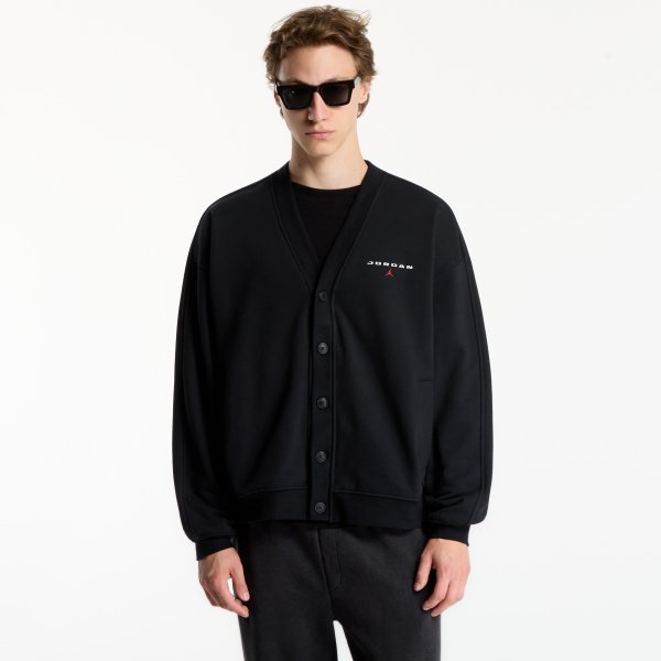 Mikina Jordan Flight Men's Cardigan Black XL