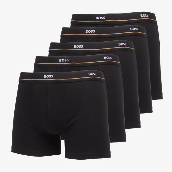 Boxerky Hugo Boss Boxer Briefs 5-Pack Essential Black XL