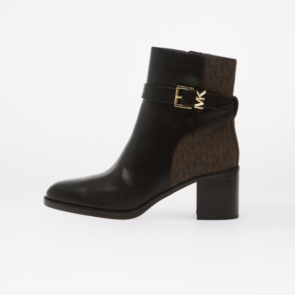 Michael Kors Rachel Heeled Bootie Black/ Brown 9