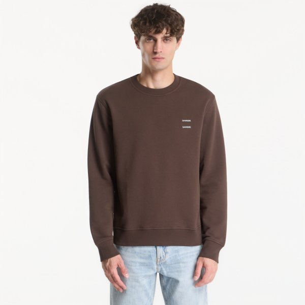 Mikina Samsøe Samsøe Joel Crew Neck Turkish Coffee L