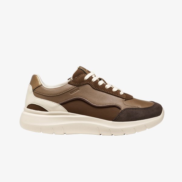 Tenisky Geox Plummery Dark Brown EUR 36