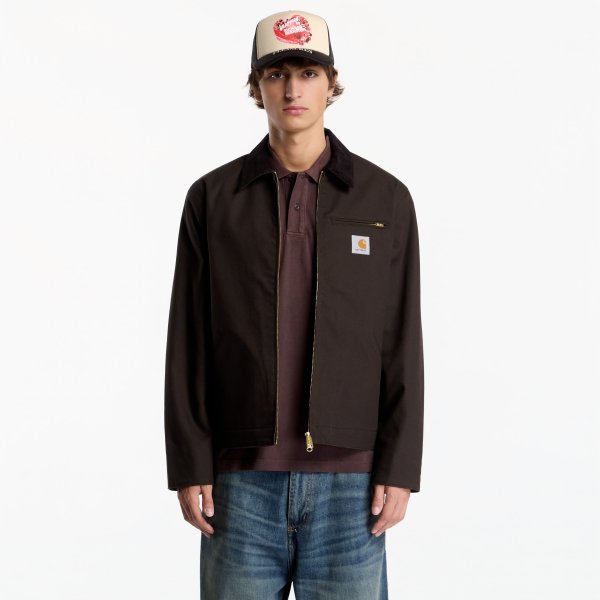 Bunda Carhartt WIP Detroit Jacket UNISEX Tobacco/ Black Rigid XS