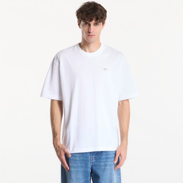 Tričko Lacoste Crewneck T-Shirt White XXL