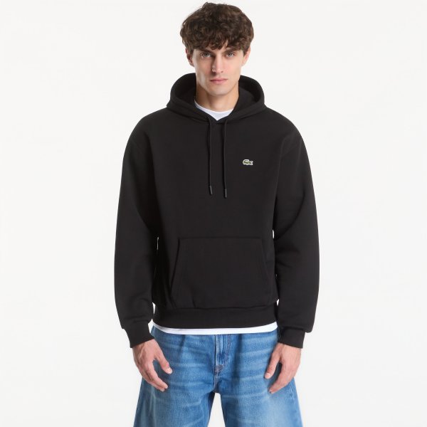 Mikina Lacoste Hoodie Black M