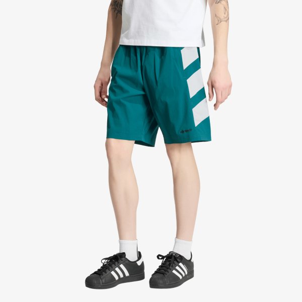 Šortky adidas Adicolor Double Blocked Shorts Rich Green S