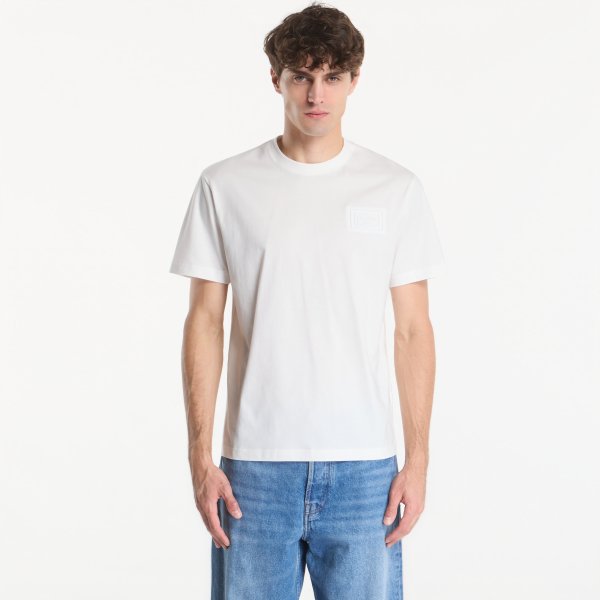 Tričko Lacoste Crewneck T-Shirt Flour M