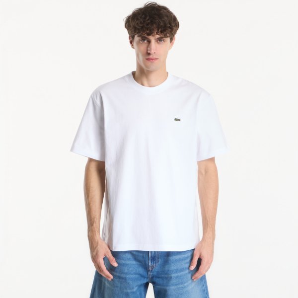 Tričko Lacoste Crewneck T-Shirt White L