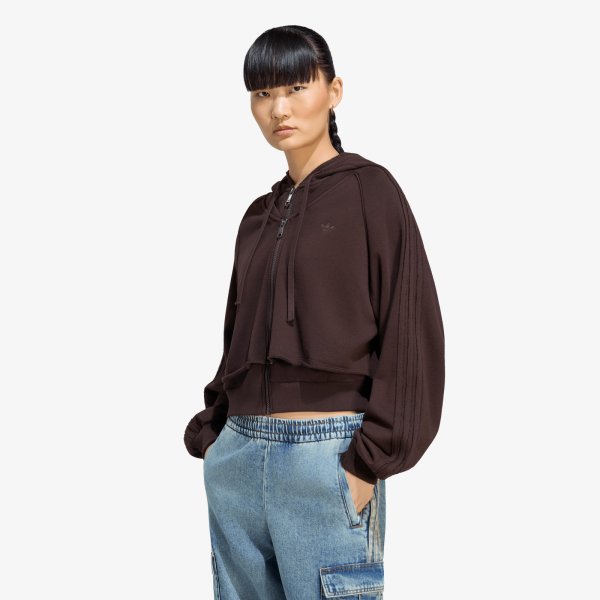 Mikina adidas SST Double Front Hoody Aurora Coffee M