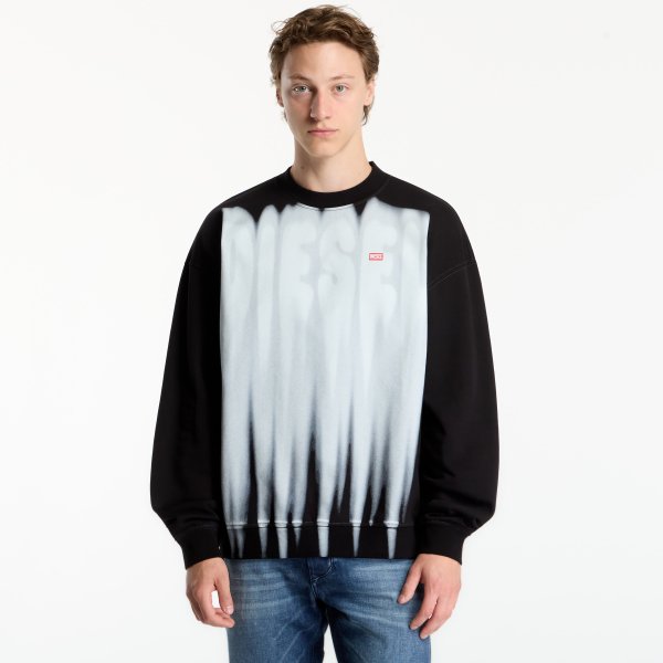 Mikina Diesel S-Boxt-Aa1 Sweat-Shirt Black XL