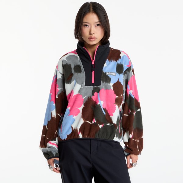 Mikina Columbia Sequoia Grove™ II Printed Half Zip Sedona Sage Ikatbloom L