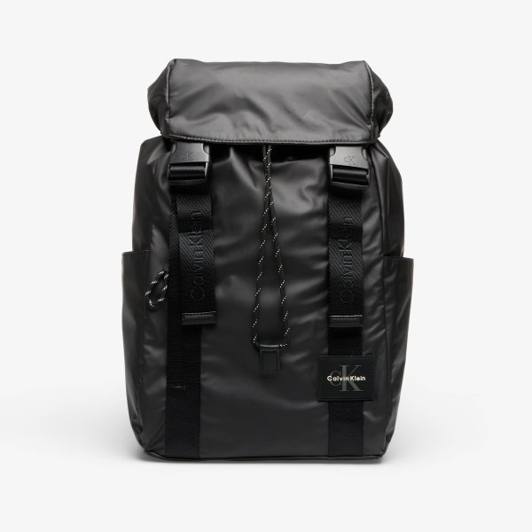 Batoh Calvin Klein Rubberized Flap Back Black Universal
