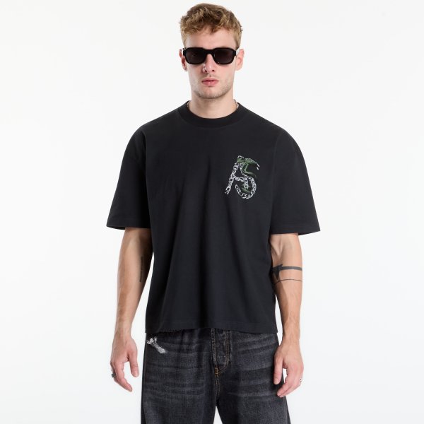 Tričko AllSaints Linx Ss Crew Washed Black XL