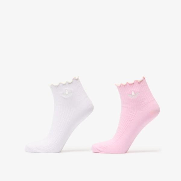 Ponožky adidas Ruffle Quarter Socks Frozen Purple/ Off White/ Orchid Fusion S