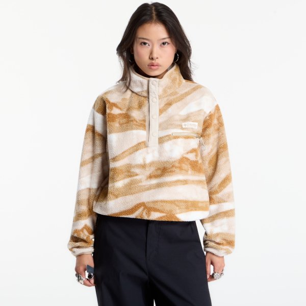 Mikina Columbia Helvetia™ II Printed Cropped Half Snap Sea Salt, Summits L