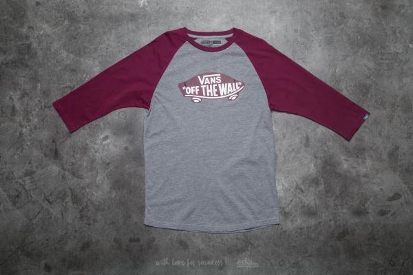 Vans M OTW Raglan Heather Grey-Burgundy
