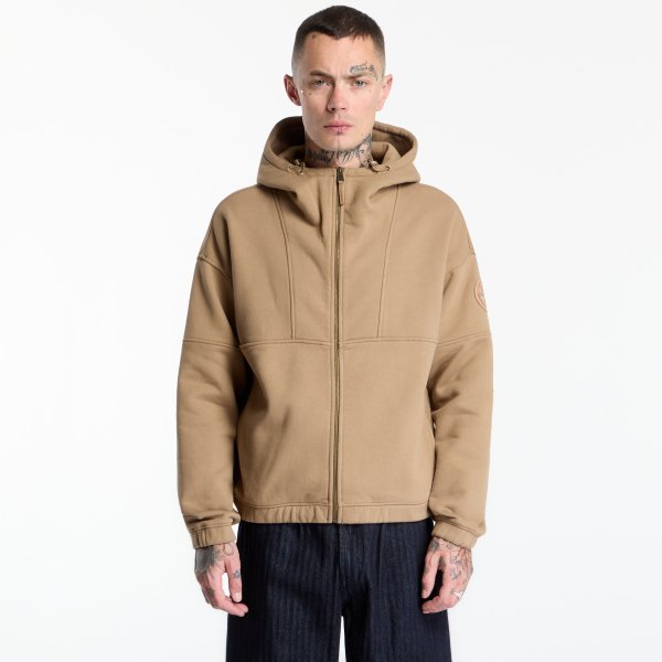Mikina Napapijri Bloom Full-Zip Hoodie Beige Petrified Oak S