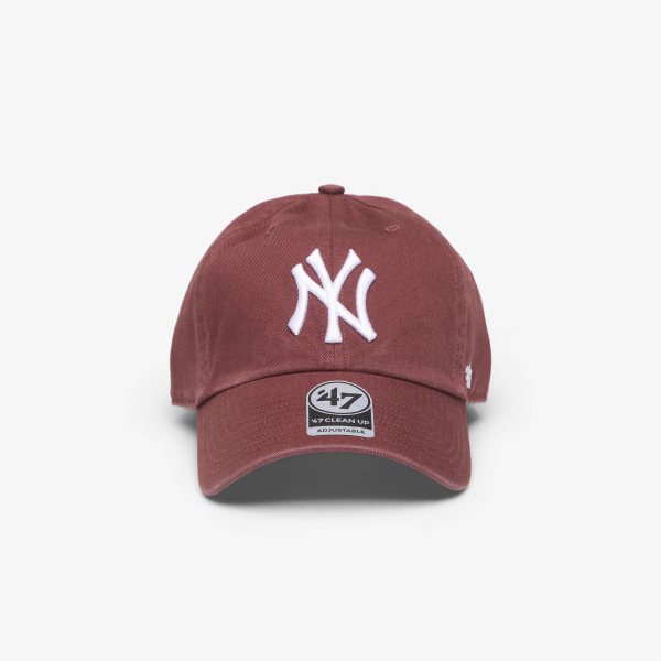 Kšiltovka '47 Brand MLB Clean Up New York Yankees Cap Dark Red Universal