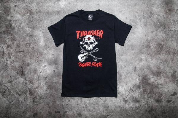 Thrasher Skate Rock T-Shirt Black