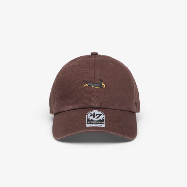 Kšiltovka '47 Brand Clean Up Dog Base Runner Icon Cap Dark Brown Universal