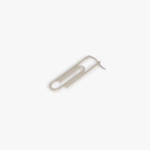 Náušnice Off-White Paperclip Mono Earring Silver Universal