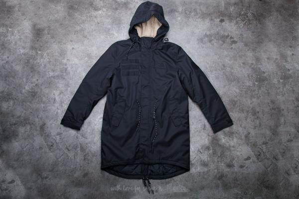 adidas Quilt Fur Parka Black