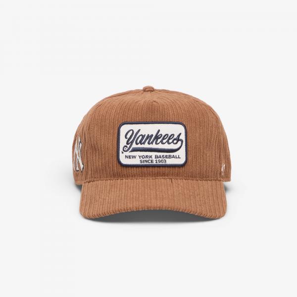 Kšiltovka '47 Brand MLB Hitch Cord Patch New York Yankees Cap Brown Universal