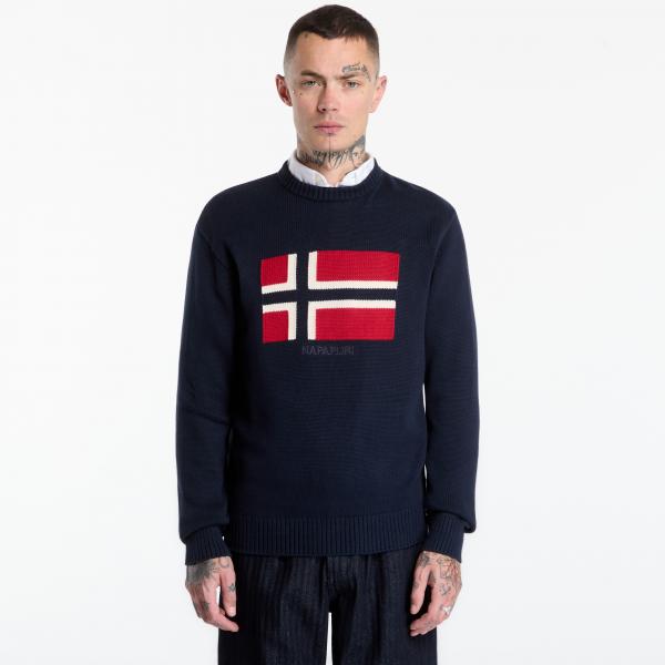 Svetr Napapijri Pullover Mura Blu Marine S