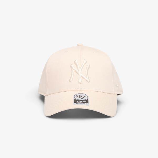 Kšiltovka '47 Brand MLB Mvp Raised Basic New York Yankees Cap Beige Universal