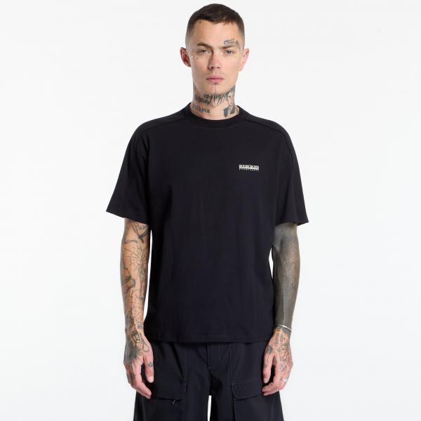 Tričko Napapijri S-Teza Short-Sleeve Black Beauty XXL