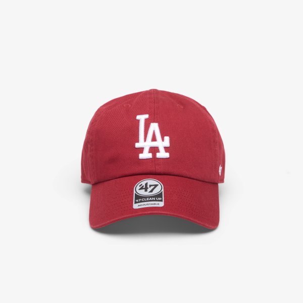 Kšiltovka '47 Brand MLB Clean Up Los Angeles Dodgers Cap Dark Sangria Universal