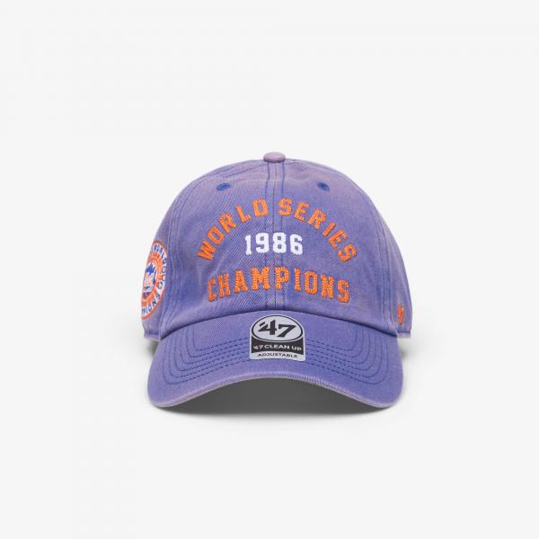 Kšiltovka '47 Brand MLB Clean Up 86 Mets New York Mets Cap Washed Indigo Universal