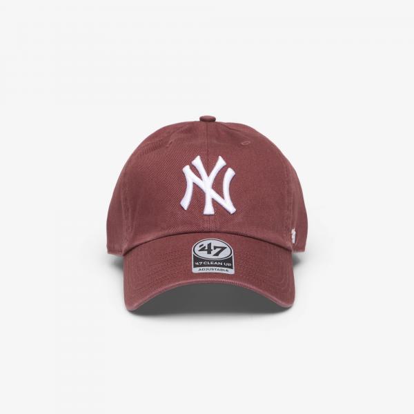 Kšiltovka '47 Brand MLB Clean Up New York Yankees Cap Dark Red Universal
