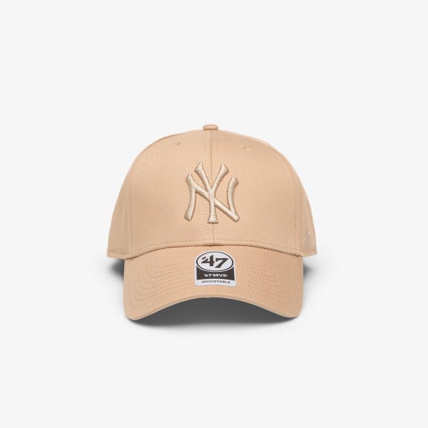 Kšiltovka '47 Brand MLB Mvp Raised Basic New York Yankees Cap Beige Universal