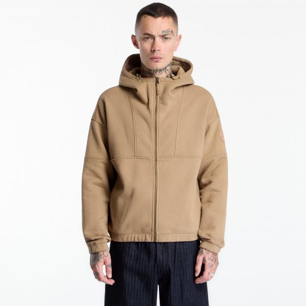 Mikina Napapijri Bloom Full-Zip Hoodie Beige Petrified Oak L