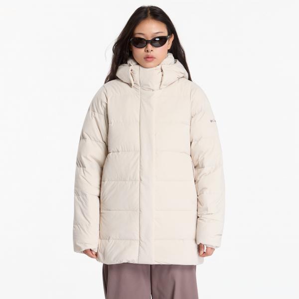 Péřovka Columbia Amaze Puff™ Mid Hooded Jacket Dark Stone S