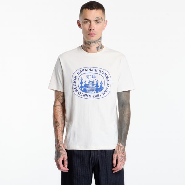Tričko Napapijri S-Sunda Short-Sleeve White Whisper M