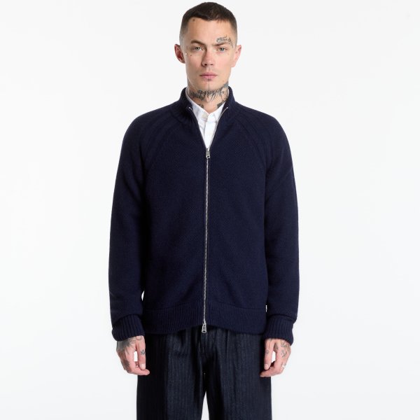 Svetr Napapijri D-Tauern Full-Zip Blu Marine XL