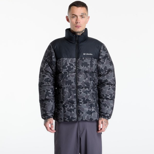 Bunda Columbia Puffect™ IV Printed Jacket Black Puzzle Camo, Black L