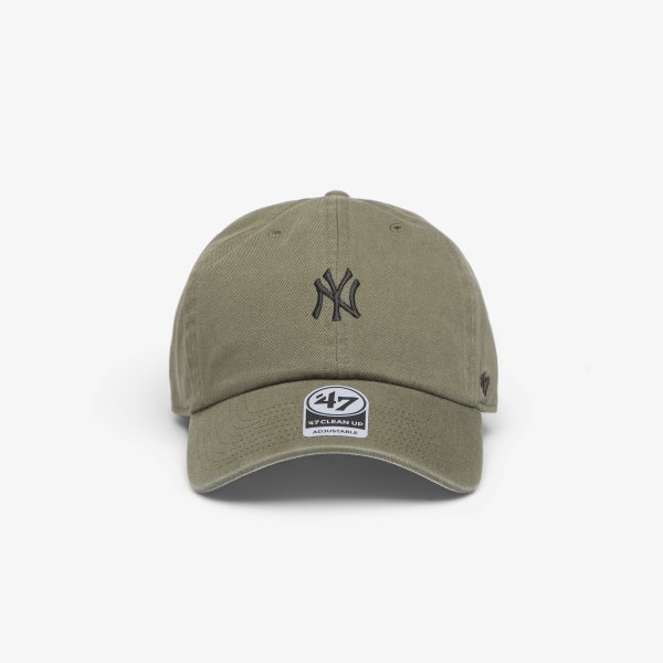 Kšiltovka '47 Brand MLB Clean Up Base Runner New York Yankees Cap Urban Olive Universal