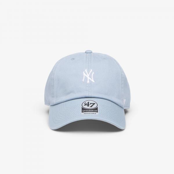 Kšiltovka '47 Brand MLB Clean Up Base Runner New York Yankees Cap Pastel Blue Universal